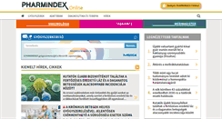 Desktop Screenshot of pharmindex-online.hu